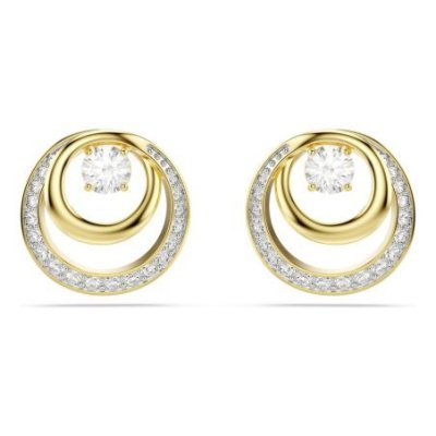 Swarovski - Orecchini Hyperbola - Oro - Bianco