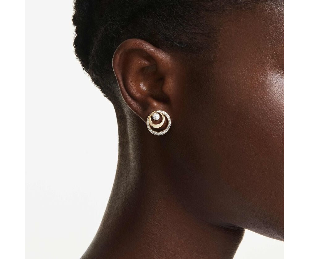 Swarovski - Orecchini Hyperbola - Oro - Bianco