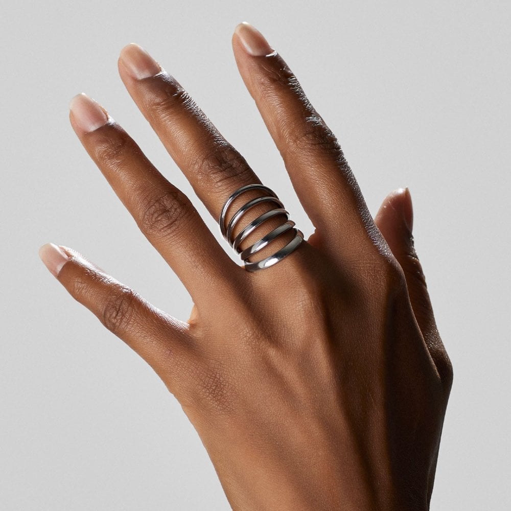 Pianegonda - Anello A Cinque Fasce - Argento 925