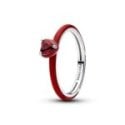 Pandora - Anello Heart - Argento 925 - Cristallo Rosso