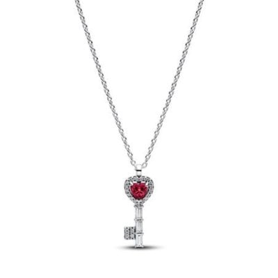 Pandora - Collana Heart - Argento 925 - Zirconi