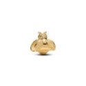Pandora - Mini Charm Abelha - Argento 925 - Oro 14K
