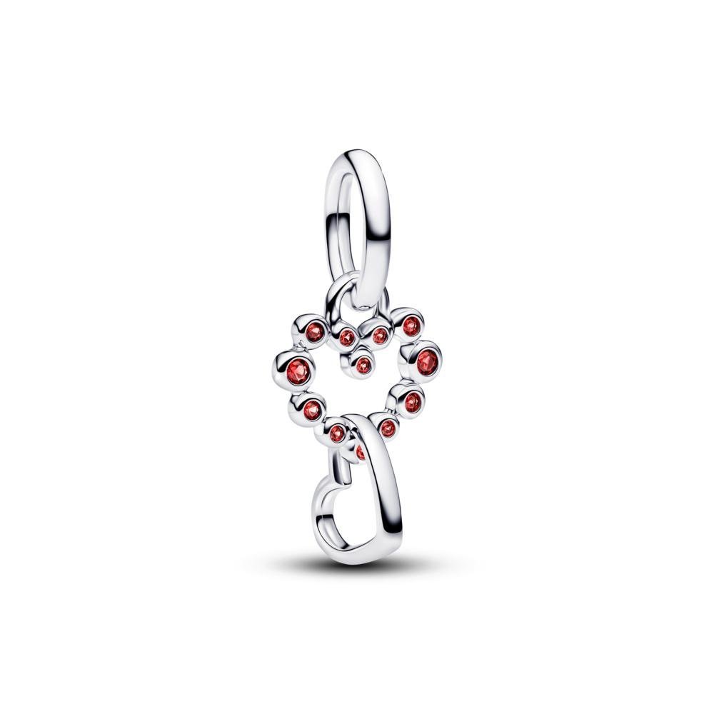 Pandora - Charm Cuori Connessi - Argento 925 - Zirconia