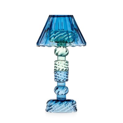 Emo' - Candeliere Pc Con Paralume - Vetro Blu