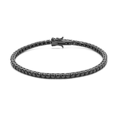 Comete Gioielli - Bracciale Argento - Zirconi Neri