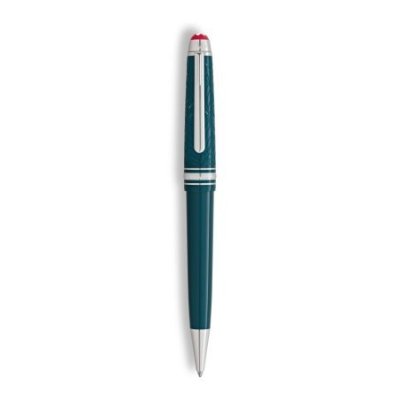 Montblanc - Penna Meisterstück - Resina Verde - Platino