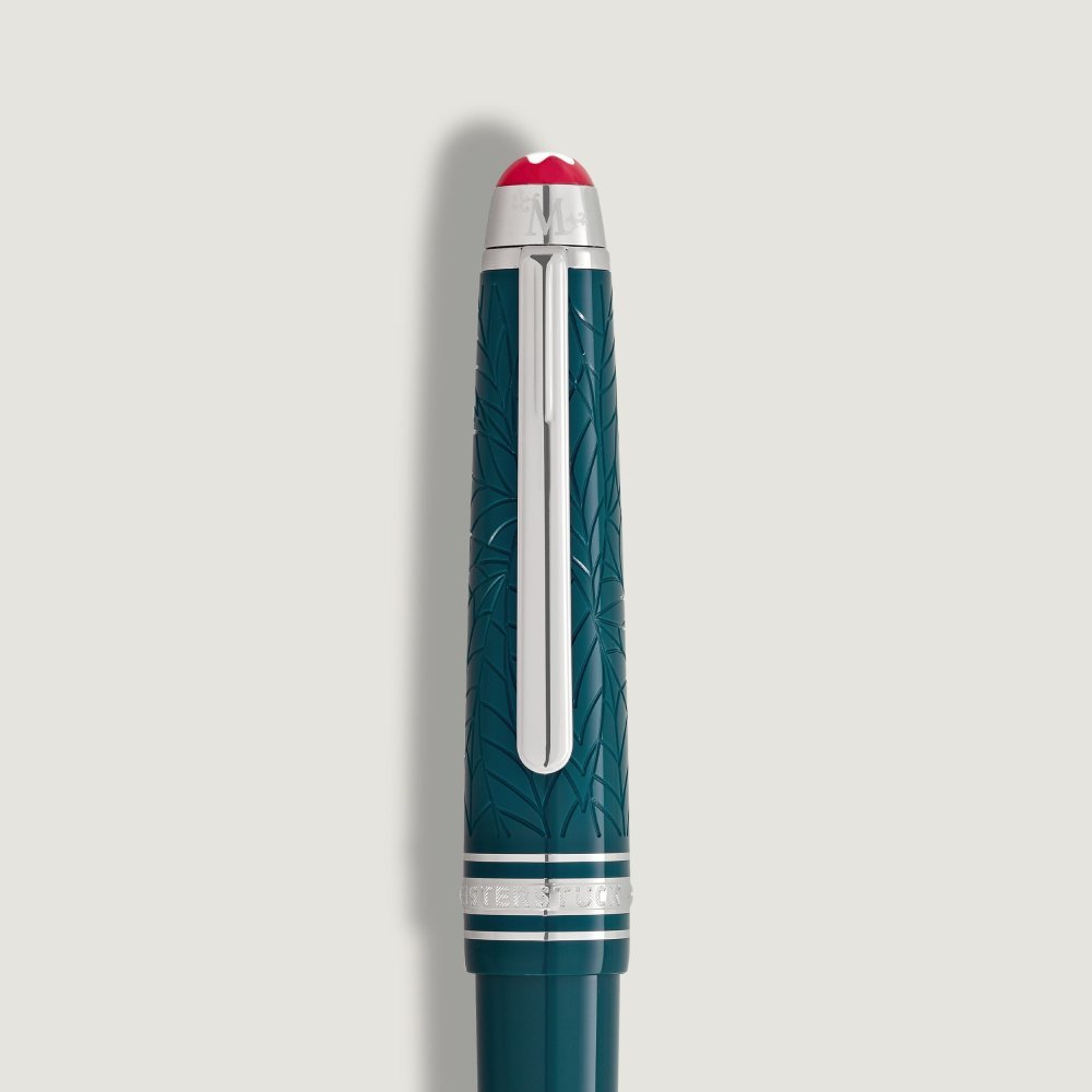 Montblanc - Penna Meisterstück - Resina Verde - Platino