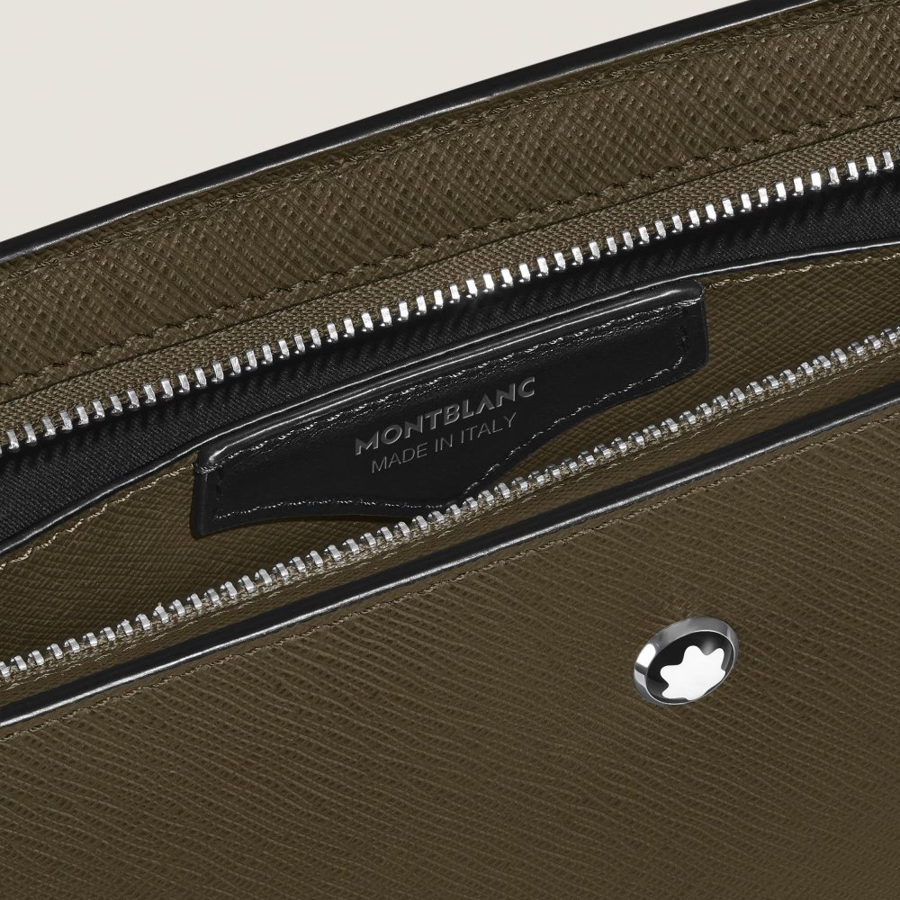Montblanc - Pochette In Pelle - Kaki - Elegante
