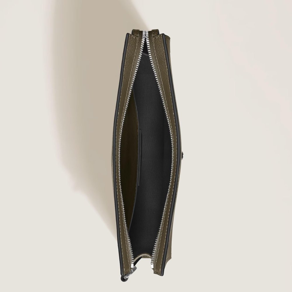 Montblanc - Pochette In Pelle - Kaki - Elegante
