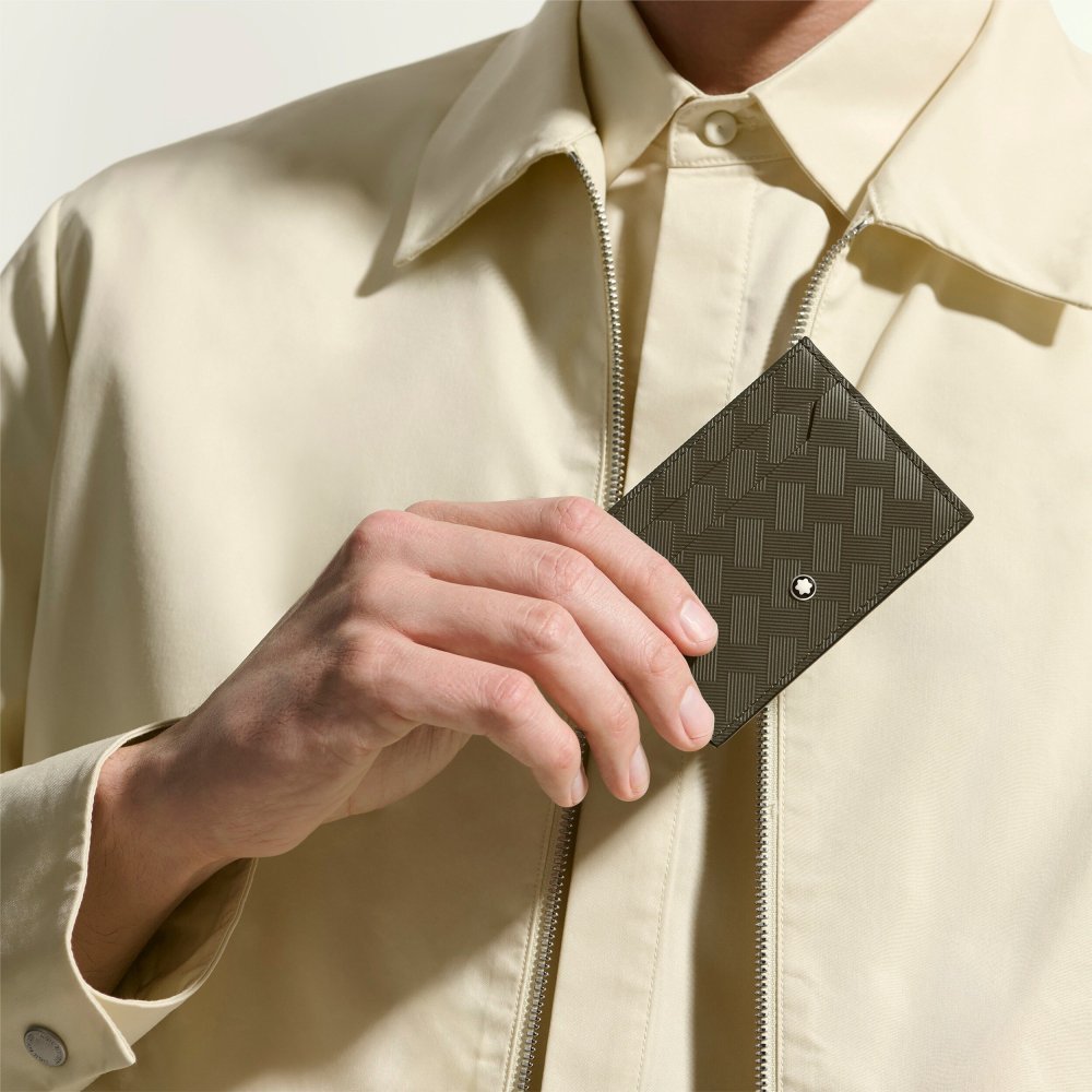 Montblanc - Porta Carte Extreme - Pelle - Kaki