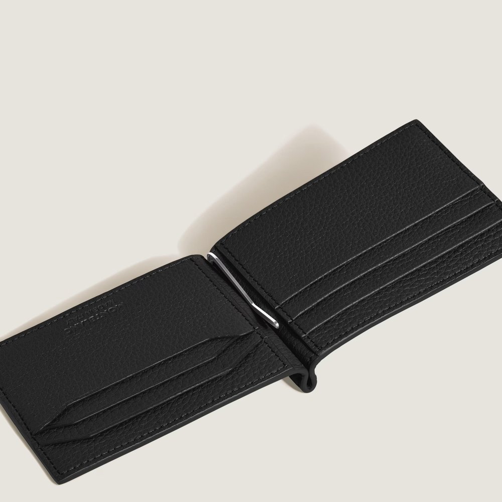 Montblanc - Portafoglio 6 Scomparti - Pelle - Nero