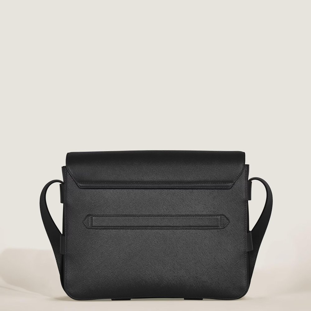 Montblanc - Borsa Messenger - Pelle Sartorial - Nera