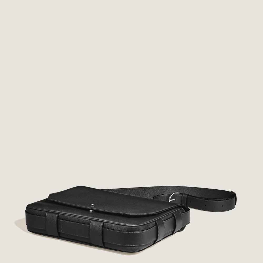 Montblanc - Borsa Messenger - Pelle Sartorial - Nera