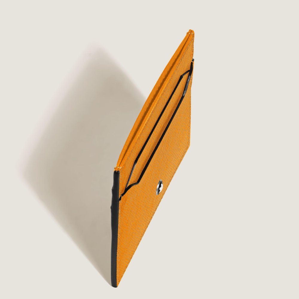 Montblanc - Porta Carte 5 Scomparti - Pelle - Zafferano