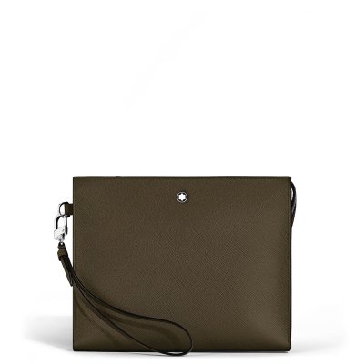 Montblanc - Pochette In Pelle - Kaki - Elegante