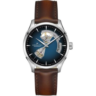 Hamilton - Jazzmaster Open Heart - Acciaio - Blu