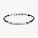 Brosway - Bracciale Origin - Pelle Nera - Acciaio