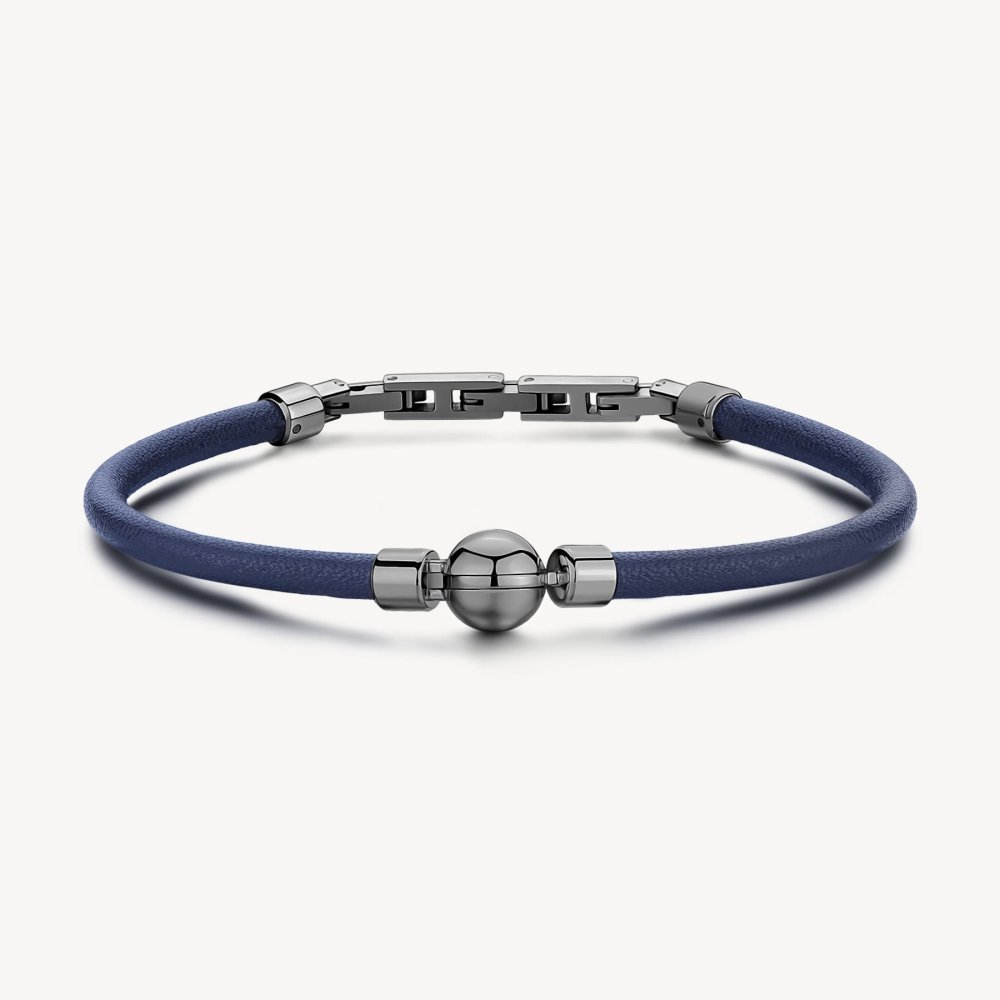 Bracciale In Pelle Blu - Bracciale Origin - Brosway