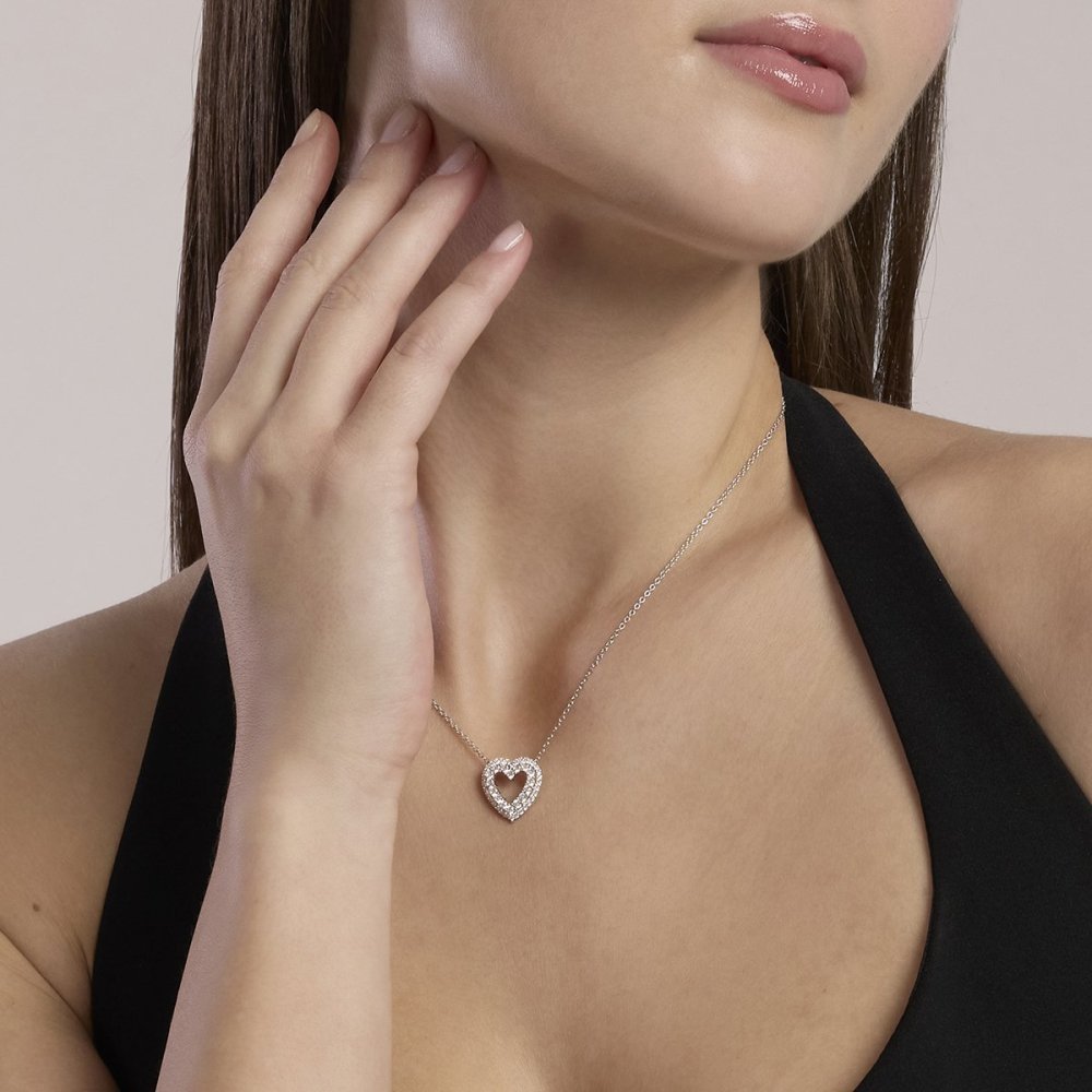 Mabina - Girocollo In Argento - Zirconi