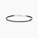 Mabina - Bracciale Argento - Nylon - Zirconi