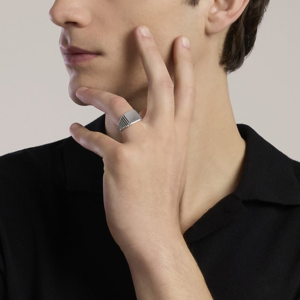 Mabina - Anello Chevalier - Argento 925 - Regolabile