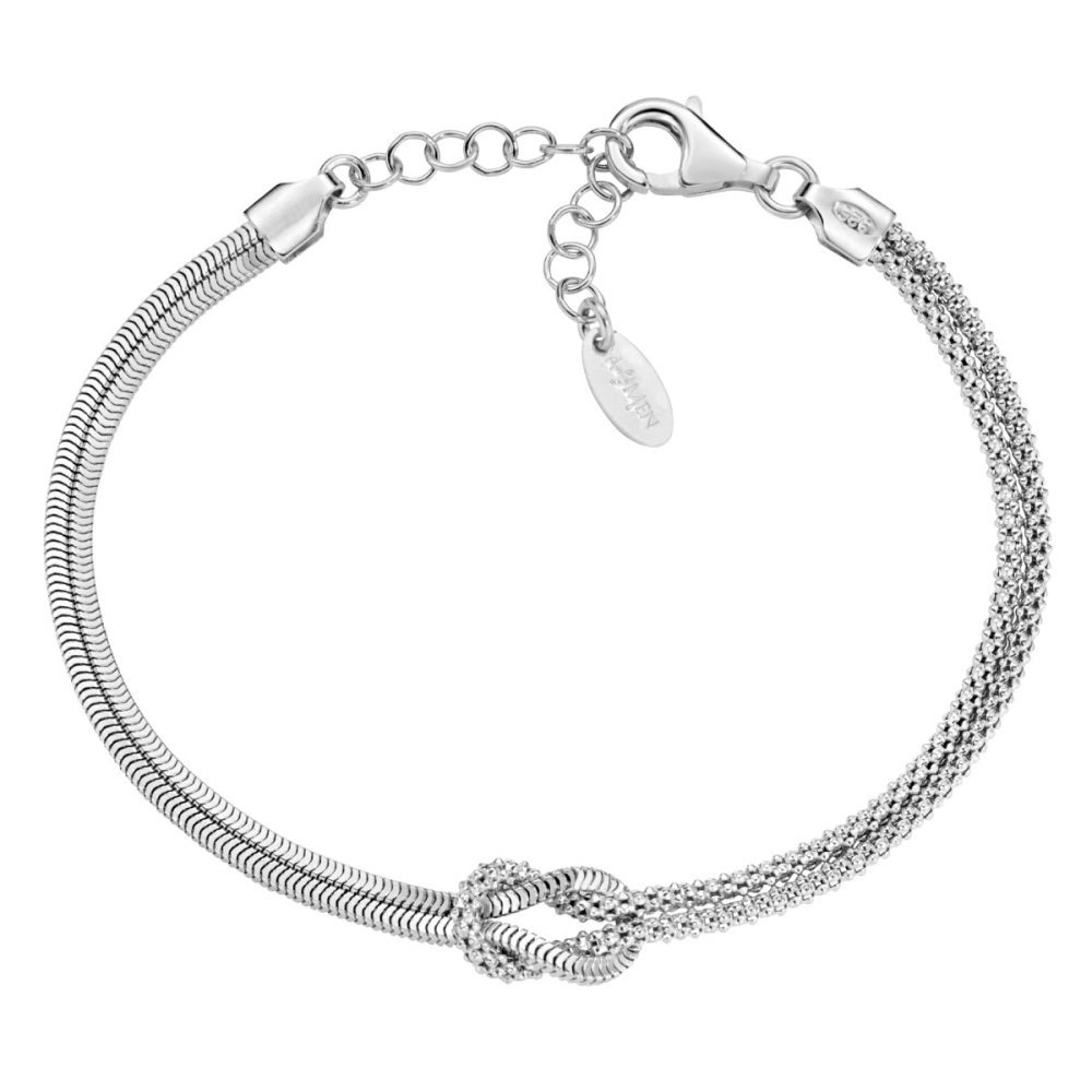 Bracciale Nodo D'Amore - Argento 925 - Amen
