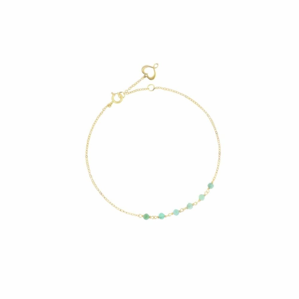 Bracciale 18Kt Gemme Smeraldi - Maman Et Sophie