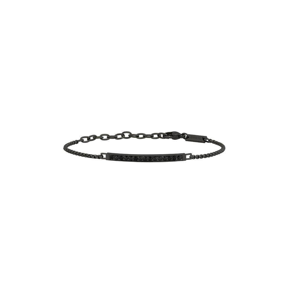 Bracciale In Acciaio Nero - Light Row - Breil Tribe