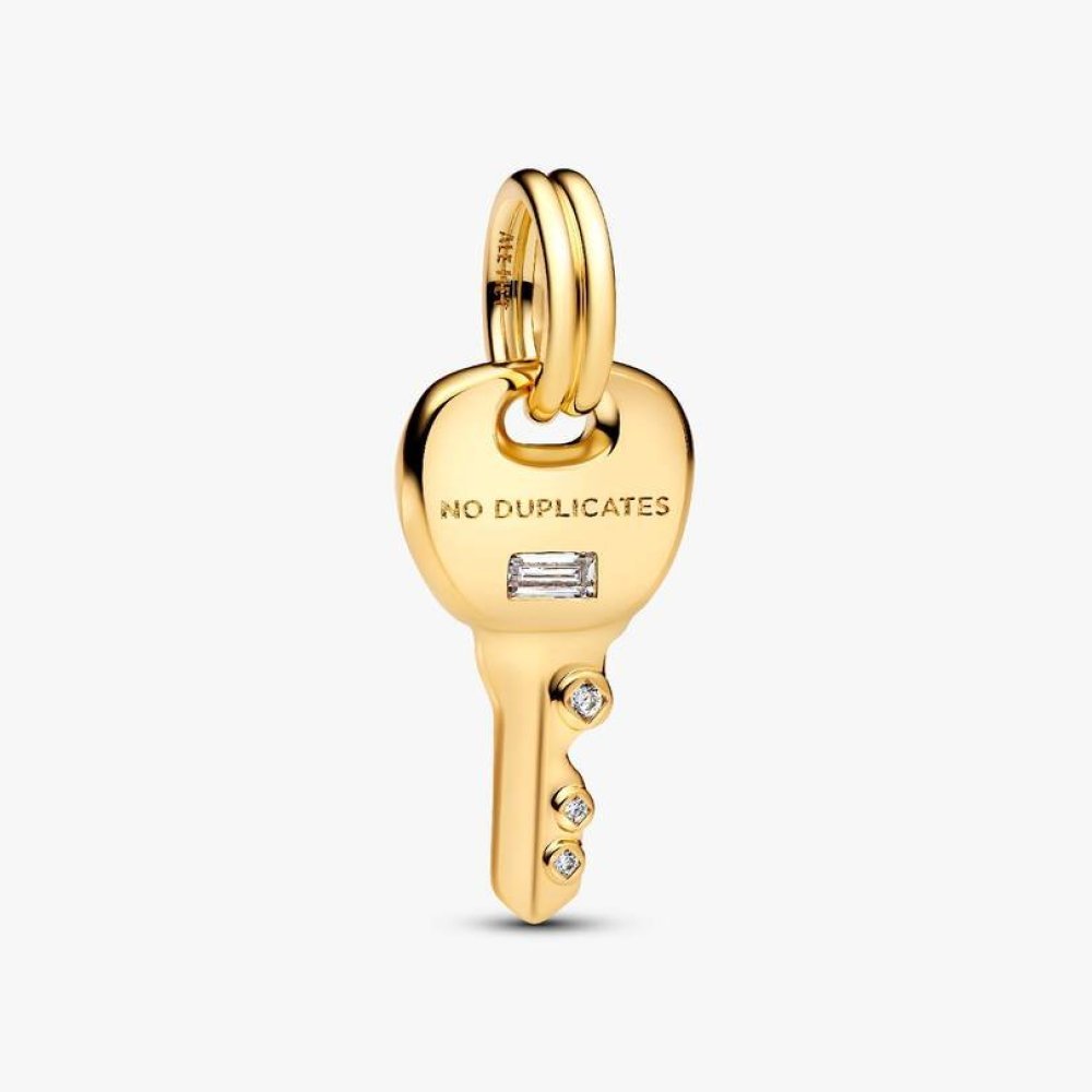 Charm Pendente Chiave "No Duplicates"