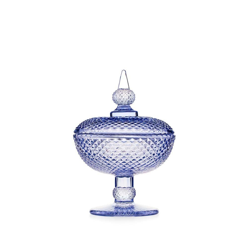 Alzata Blu - Emo' - Vetro - Convivium