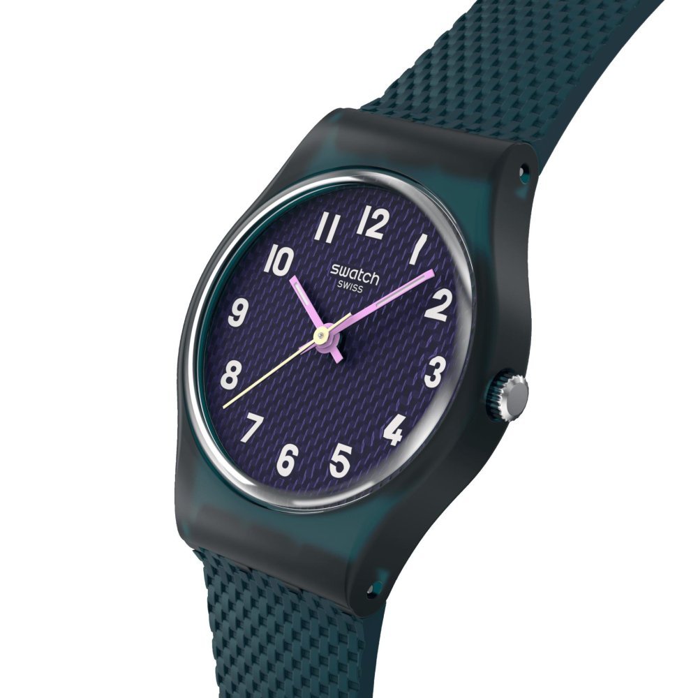 Swatch - Teal Weave - Quadrante Viola - Silicone