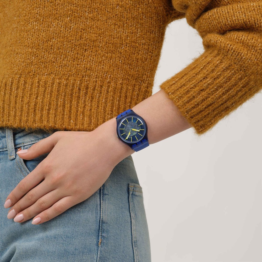 Swatch - Revealed In The Depths - Orologio Blu