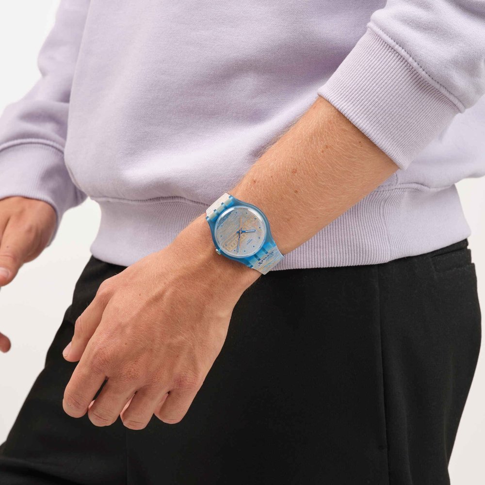 Swatch - Monet'S Palazzo Ducale - Blu - Silicone