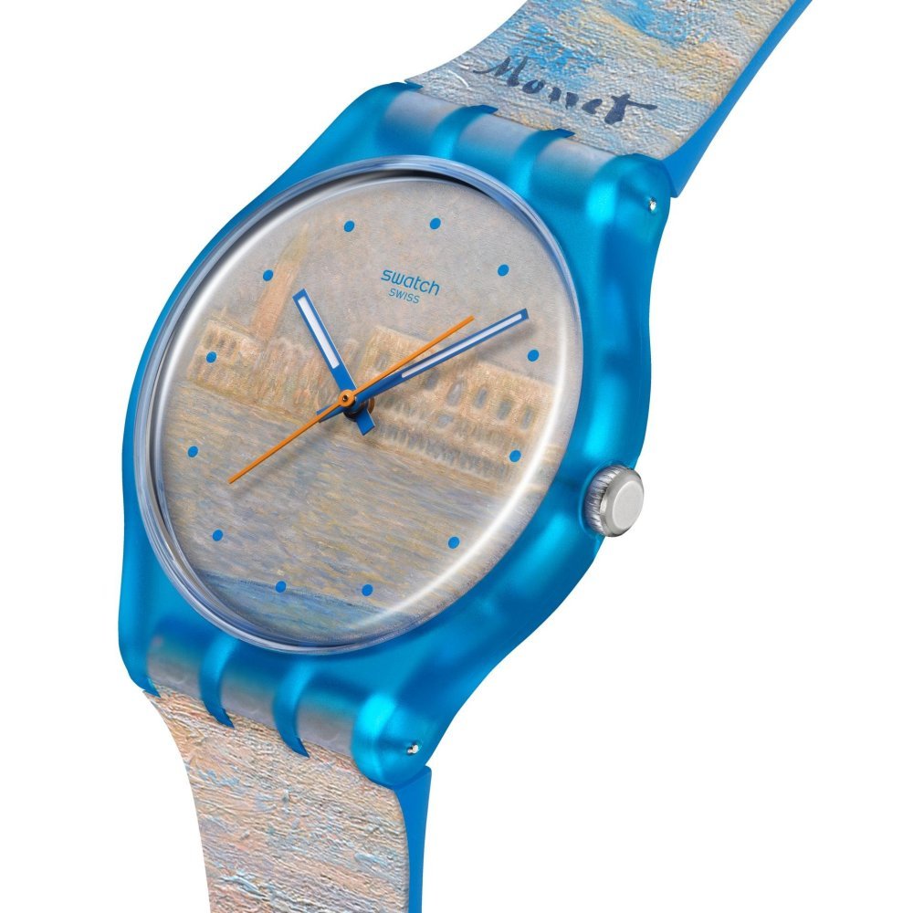 Swatch - Monet'S Palazzo Ducale - Blu - Silicone