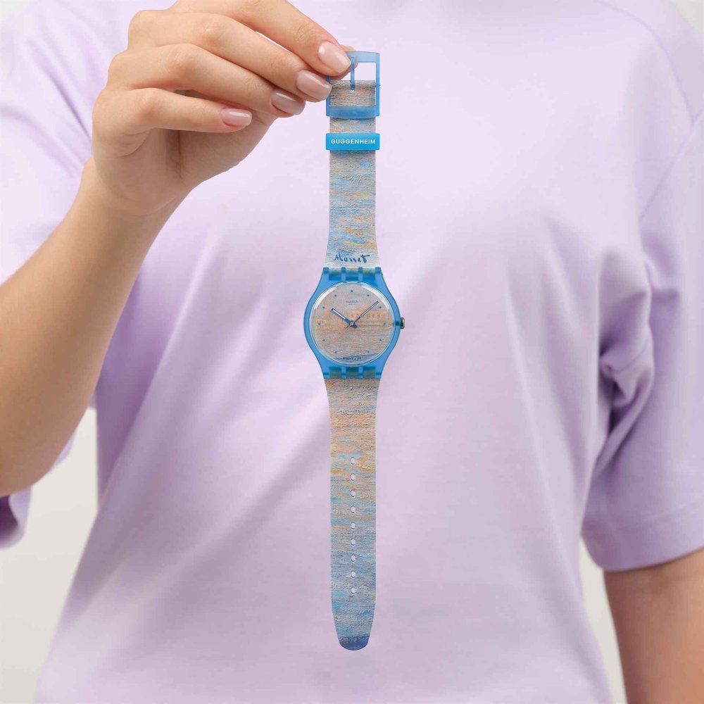 Swatch - Monet'S Palazzo Ducale - Blu - Silicone