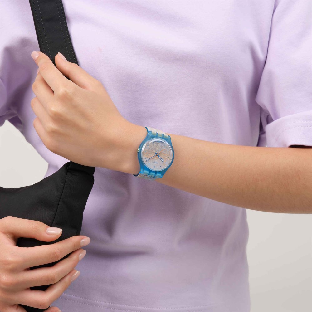 Swatch - Monet'S Palazzo Ducale - Blu - Silicone