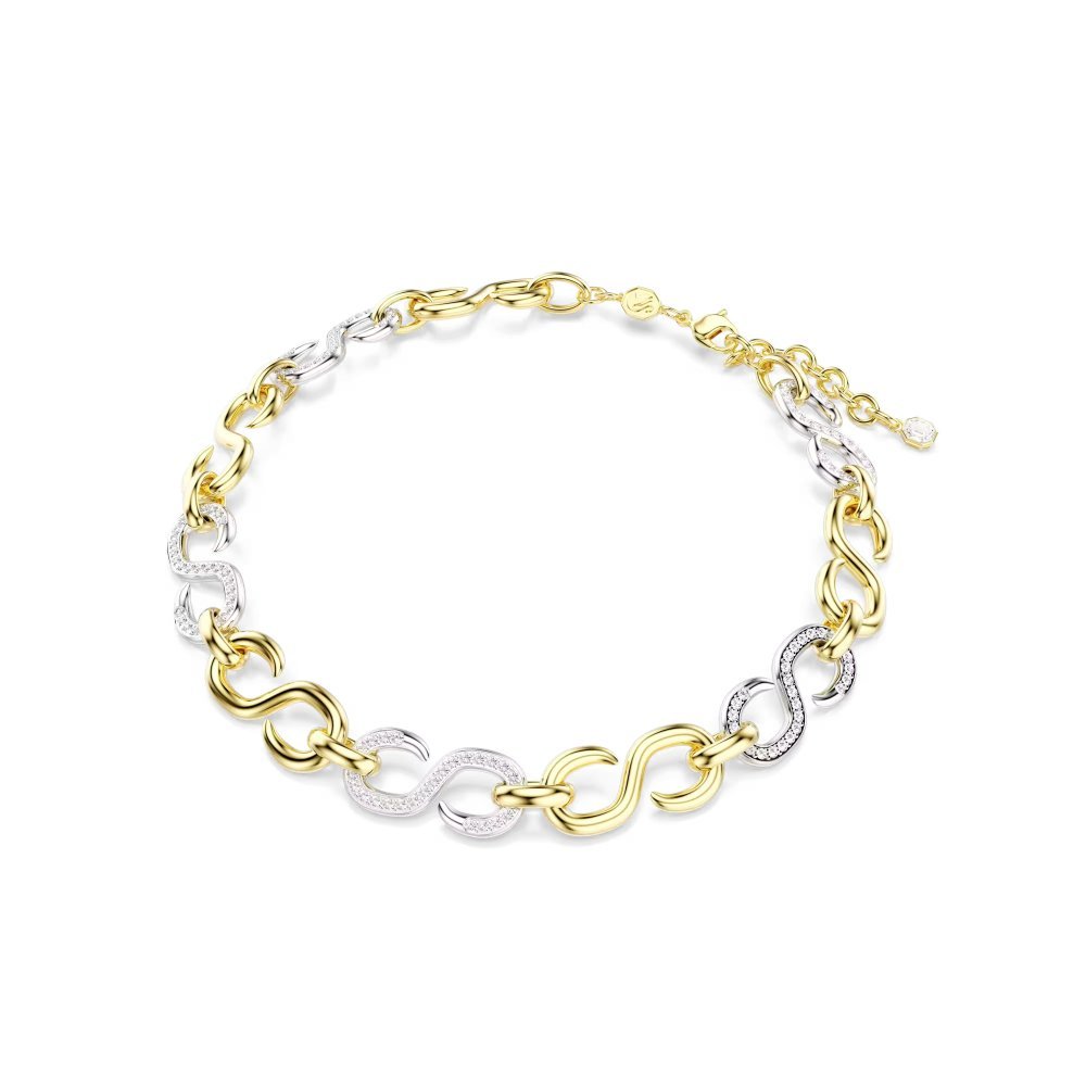 Collana Dextera Taglio Round, Catena, Bianca, Mix di finiture