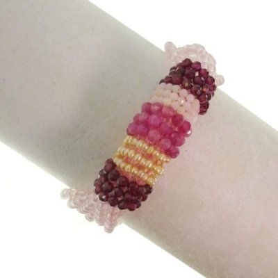 Rajola - Bracciale Cherie - Granato - Oro