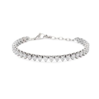 Kidult - Bracciale Tennis - Acciaio 316L - Zirconi