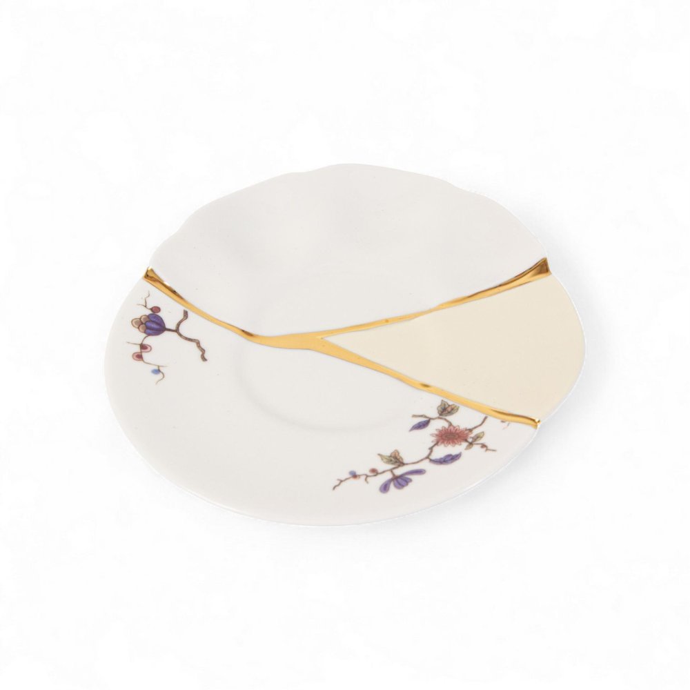 Seletti - Set Da Tè Kintsugi - Porcellana E Oro