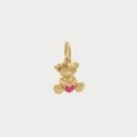 Rue Des Mille - Charm Orsetta Nella - Argento 925 - Oro 18Kt