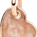 Dodo - Ciondolo Cuore - Oro Rosa - Smalto
