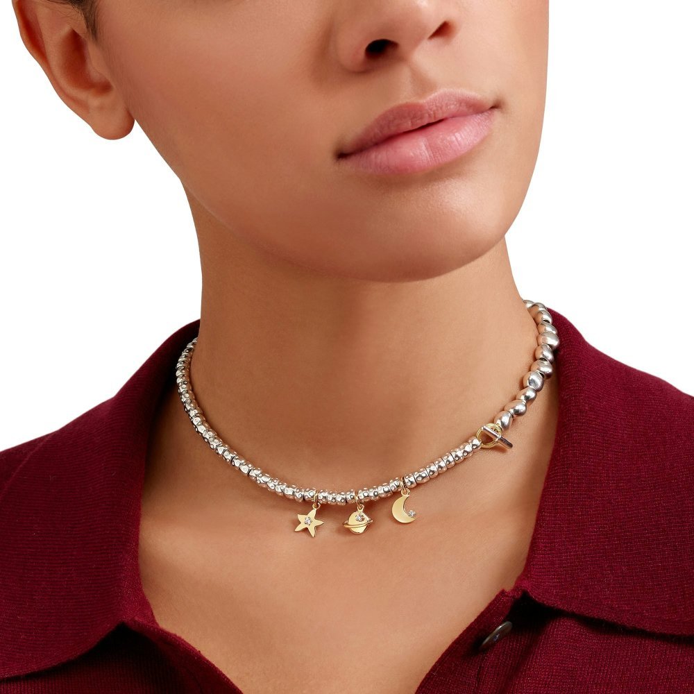 Dodo - Ciondolo Stellina - Oro Giallo - Diamante