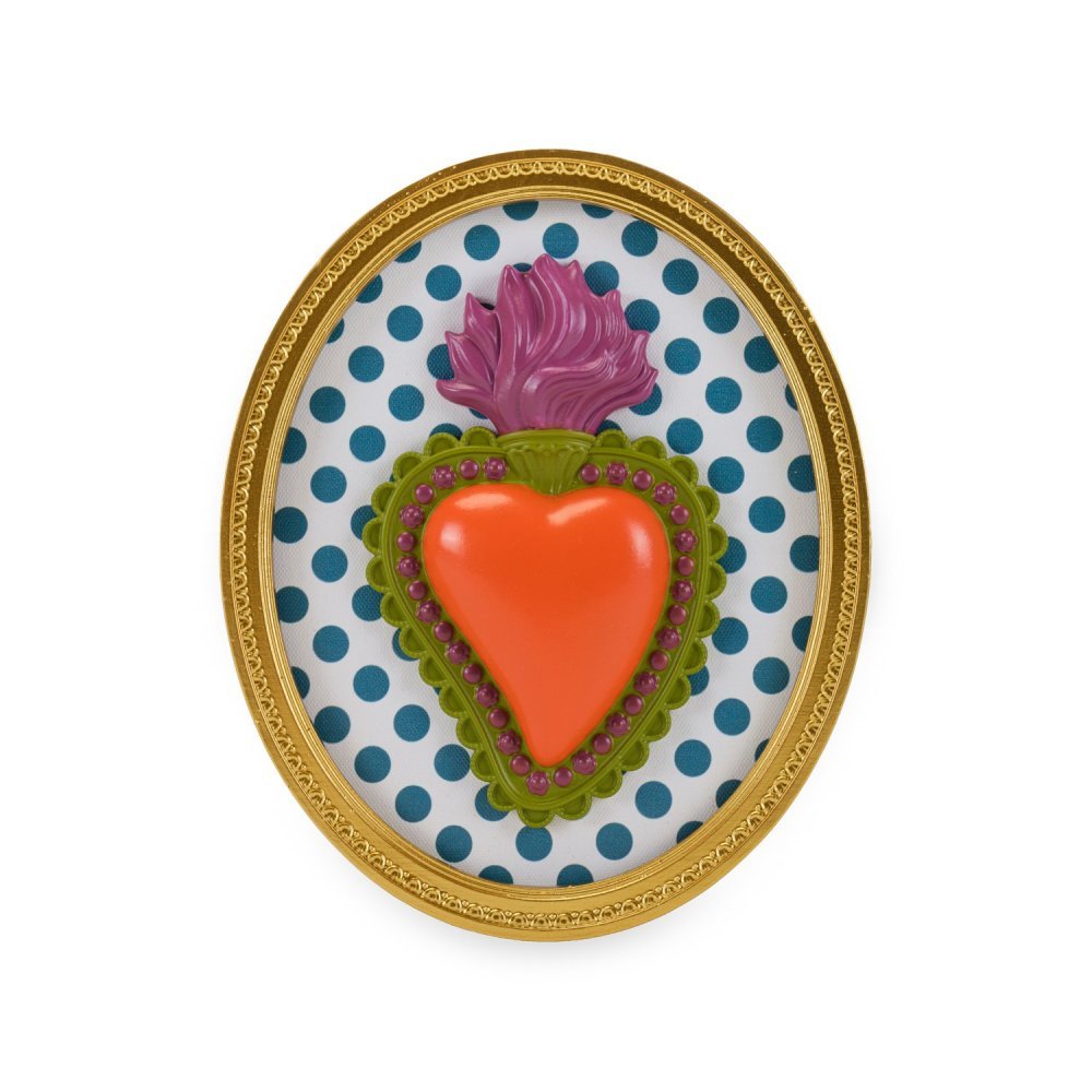 Cornice Ovale C/Cuore - Decorazioni Da Appendere - Henriette