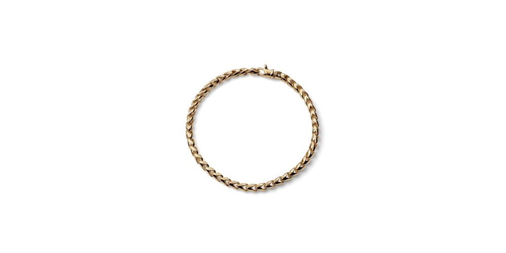 Bracciale Catena Spiga Dorata - Unoaerre