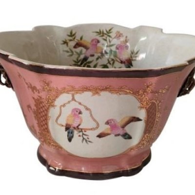 Royal Family - Cachepot Decoro - Uccellini - Bronzo