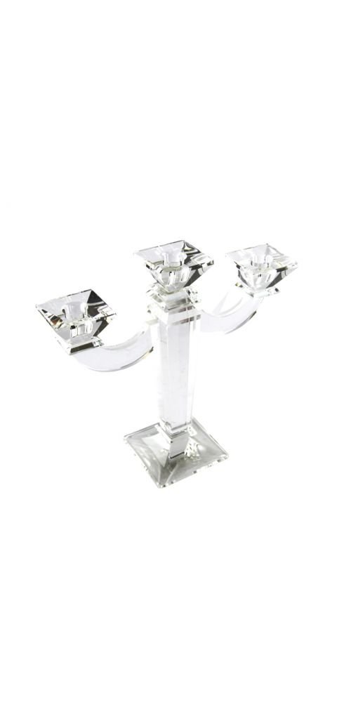 Candeliere 3 Fiamme In Cristallo Art. 0480900 - Royal Family