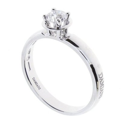 Damiani - Anelli Minou - Oro Bianco - Diamante