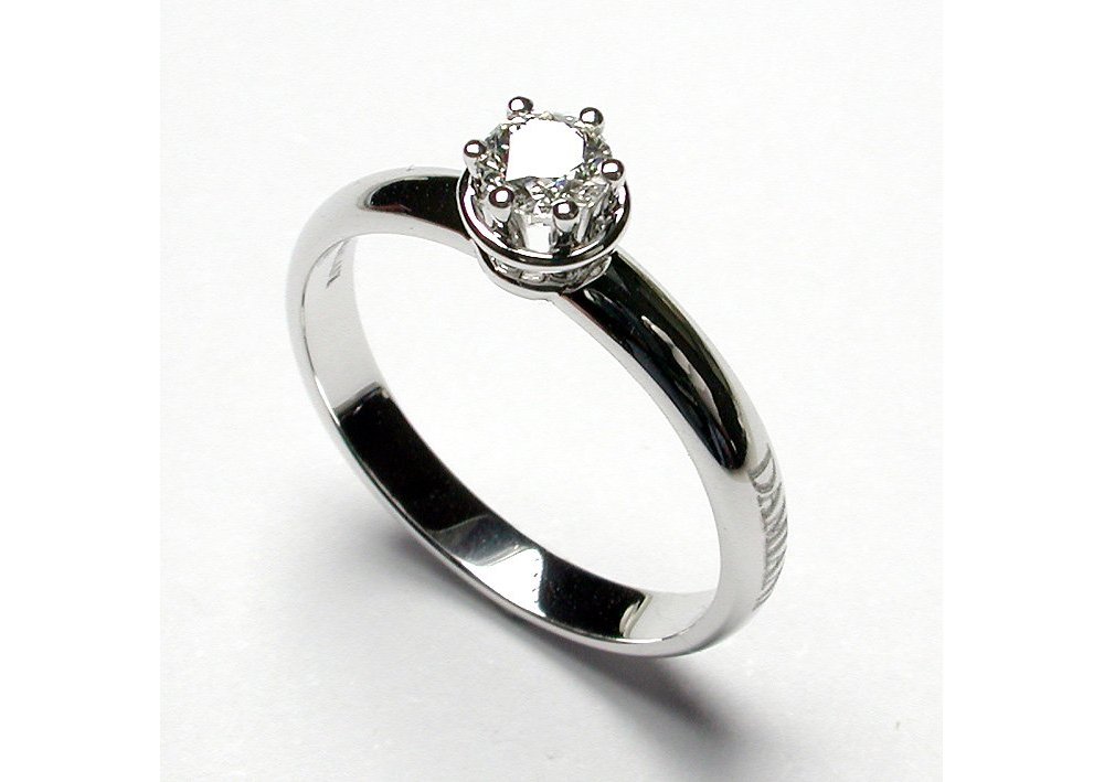 Anelli In Oro Bianco Con Diamante - Minou - Damiani