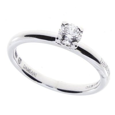 Damiani - Anelli Veramore - Oro Bianco - Diamante